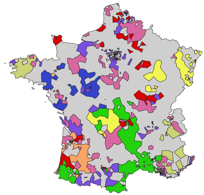 Atlas Ekipaj de la biologie médicale en France